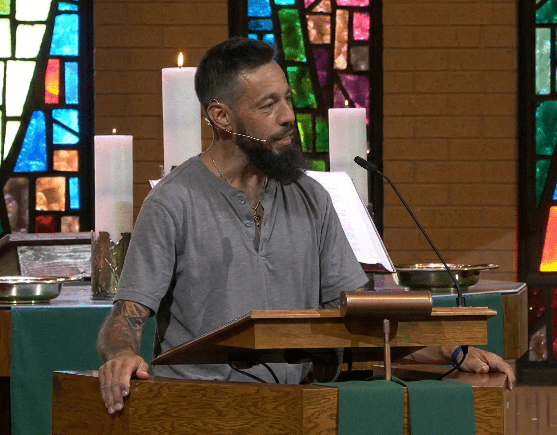 Worship message about hope at Coker Methodist Church in San Antonio