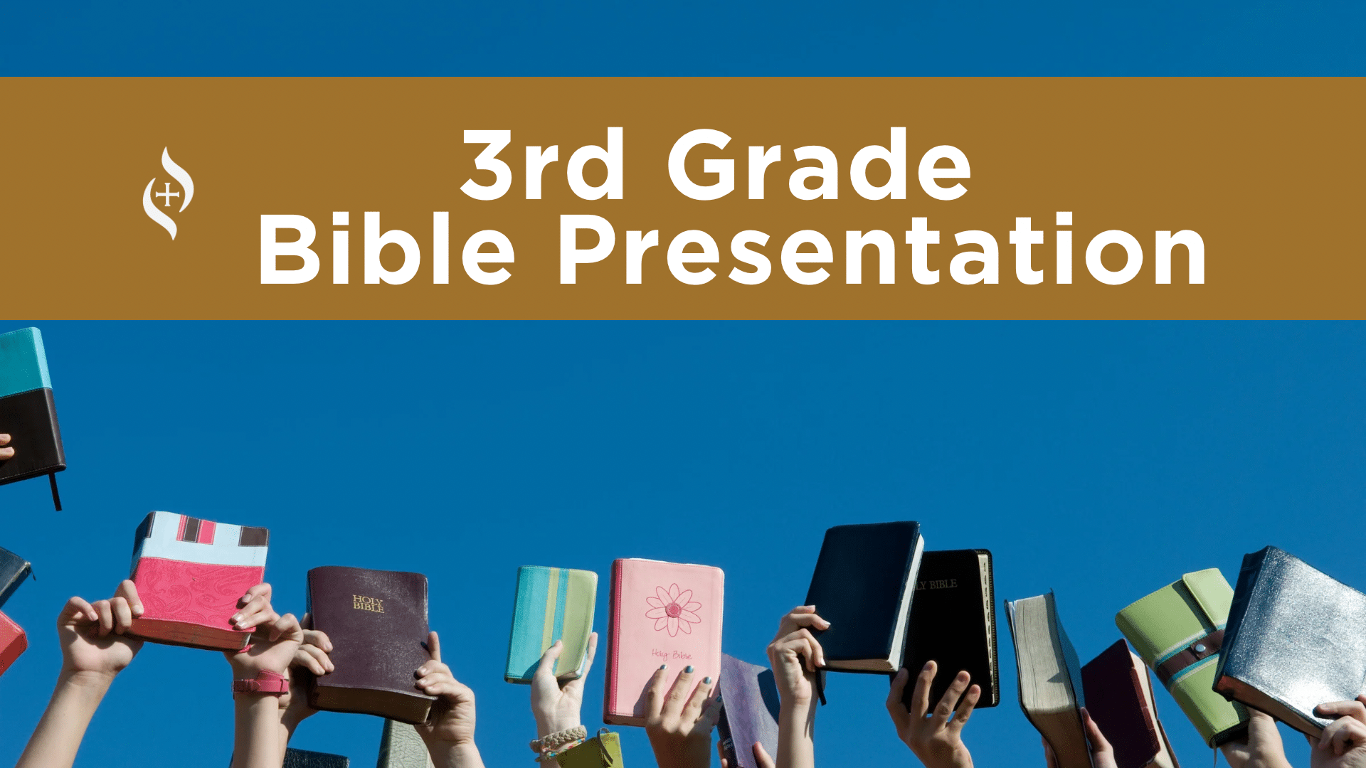 3rd Grade Bible Presentation flyer