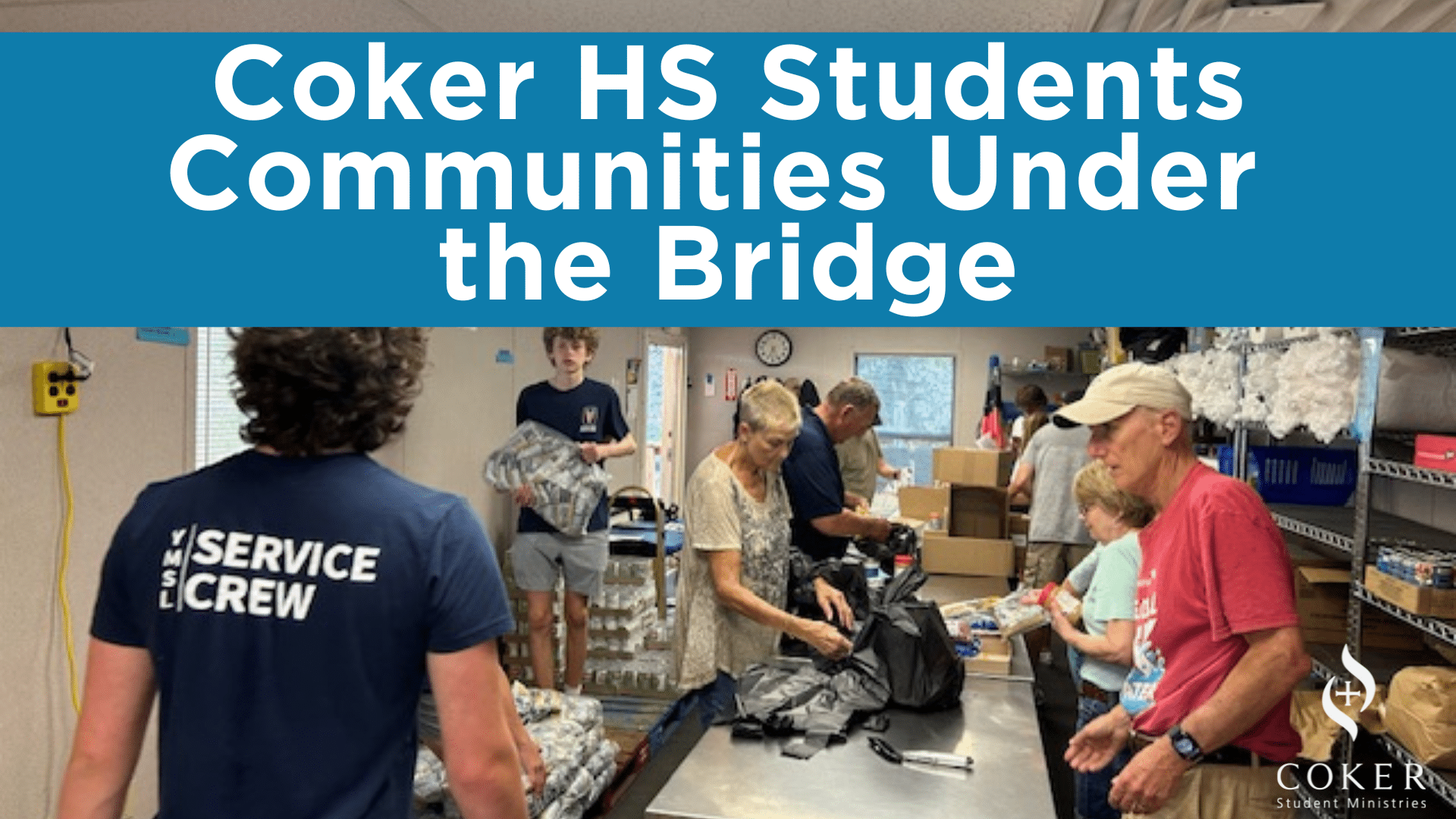 Coker High School Students – Communities Under the Bridge flyer